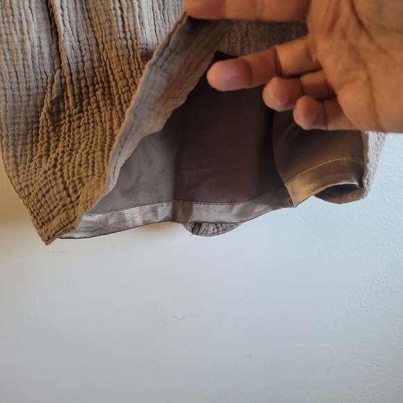 House of Wallace, Alexis Gauze Romper, Sand, Size Small‎ - Picture 7 of 8